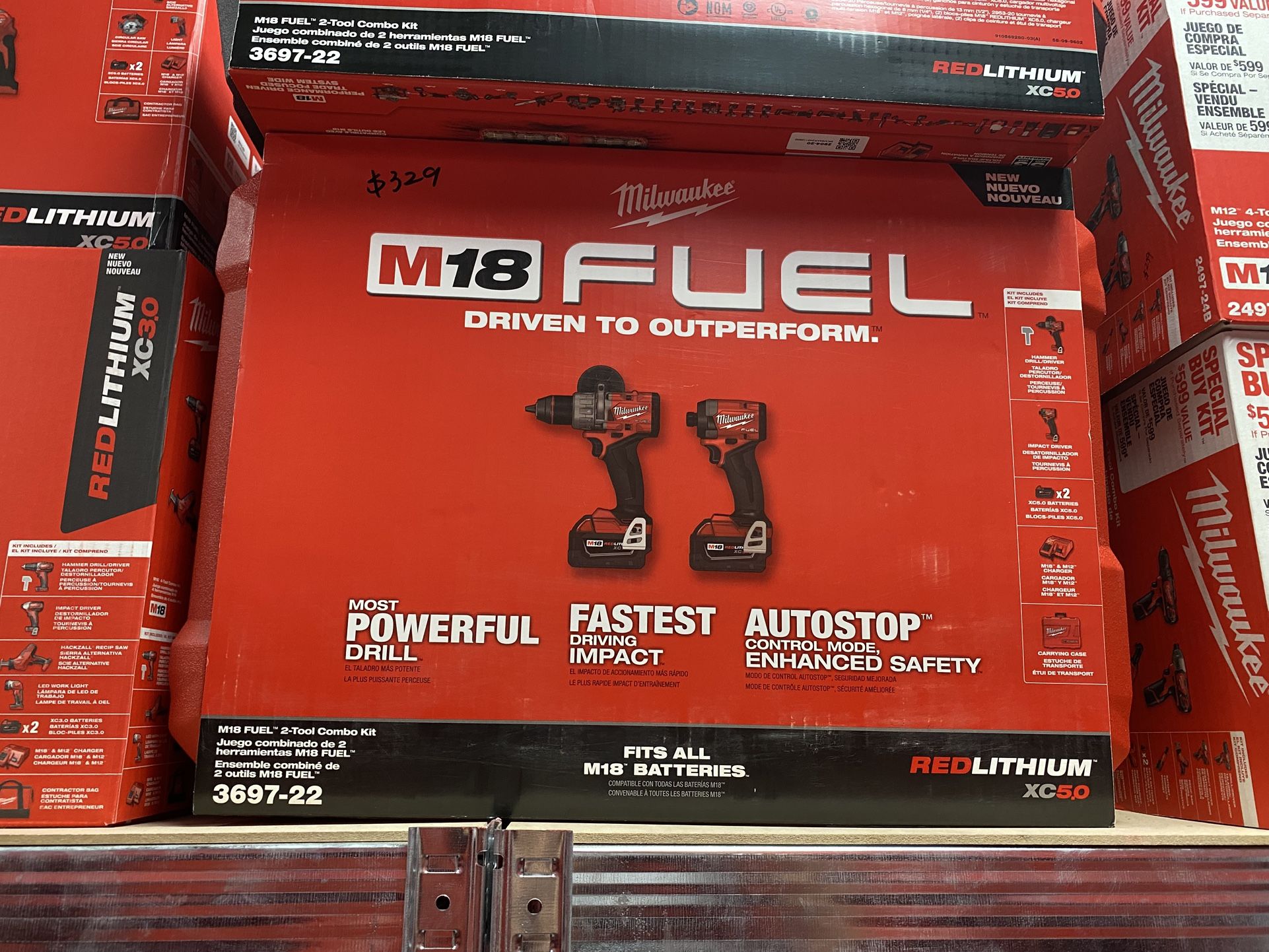 Milwaukee M18 Fuel 2-tool Combo Kit