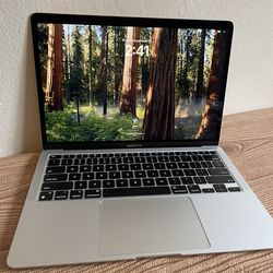 MacBook Air 13 (M1 processor)  8GB Memory Good Laptop (90% Battery )