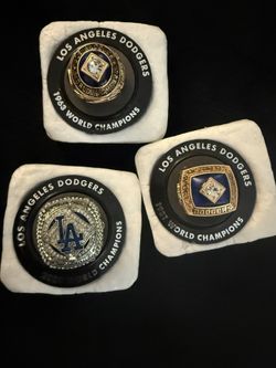 Los Angles Dodger’s 1963,1981, And 2020 Replicals World Championship 