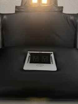 Power Reclining Home Theater Sofa w/ USB & LED Lights