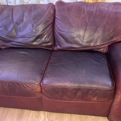 Leather Couch Set 