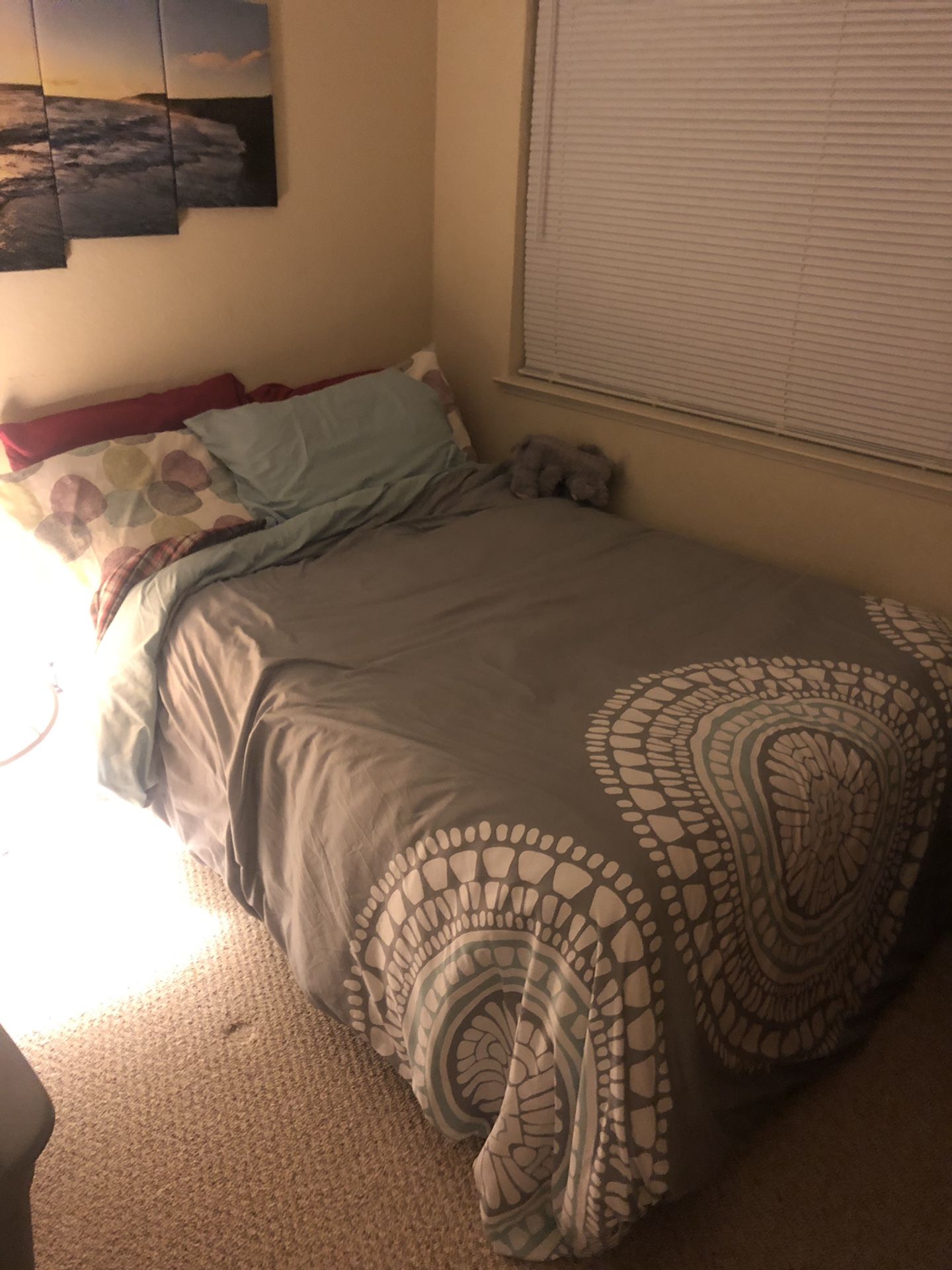 Full sized bed