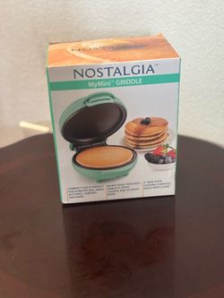 Nostalgia Mini Griddle - Compact Cooking for Delicious Meals