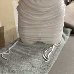 White Skirt Cover Up M