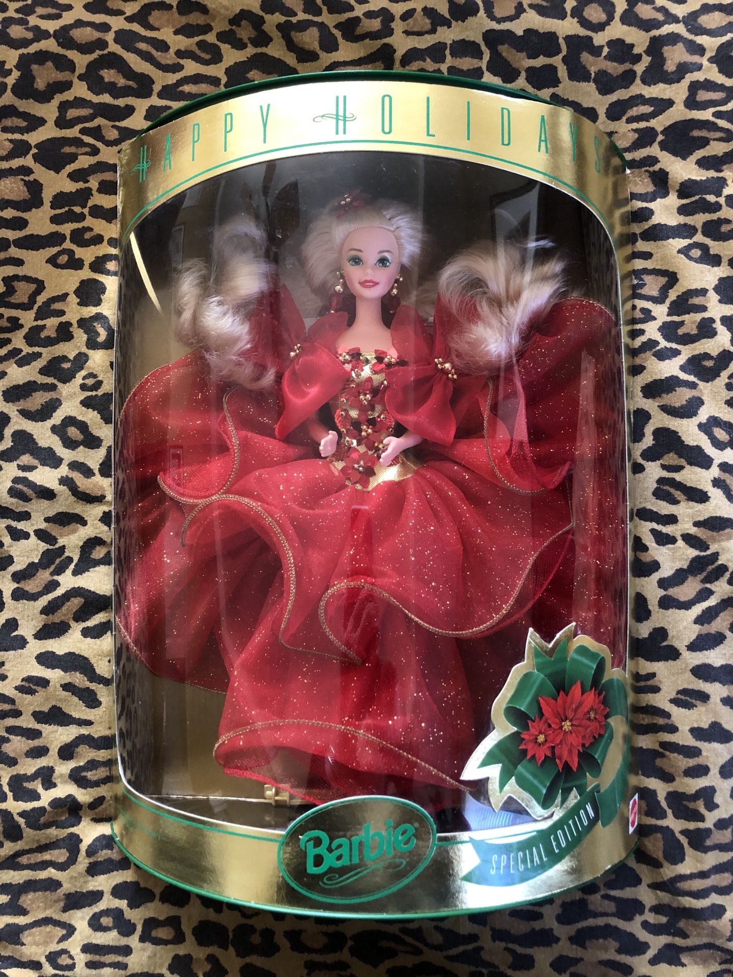 1993 Holiday Barbie Doll And Ornament