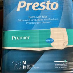 Presto & Assurance Senior Incontinence Briefs