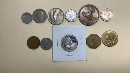 11 Assorted Coins