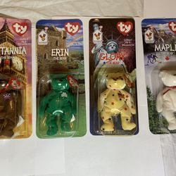 Beanie Babies All 4 Collectibles 