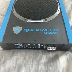Rockville USS10 10in Enclosed Powered Car Audio Subwoofer System