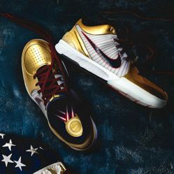 Kobe 4 Protro Gold Medal size 10.5 (PRICE IS FIRM)