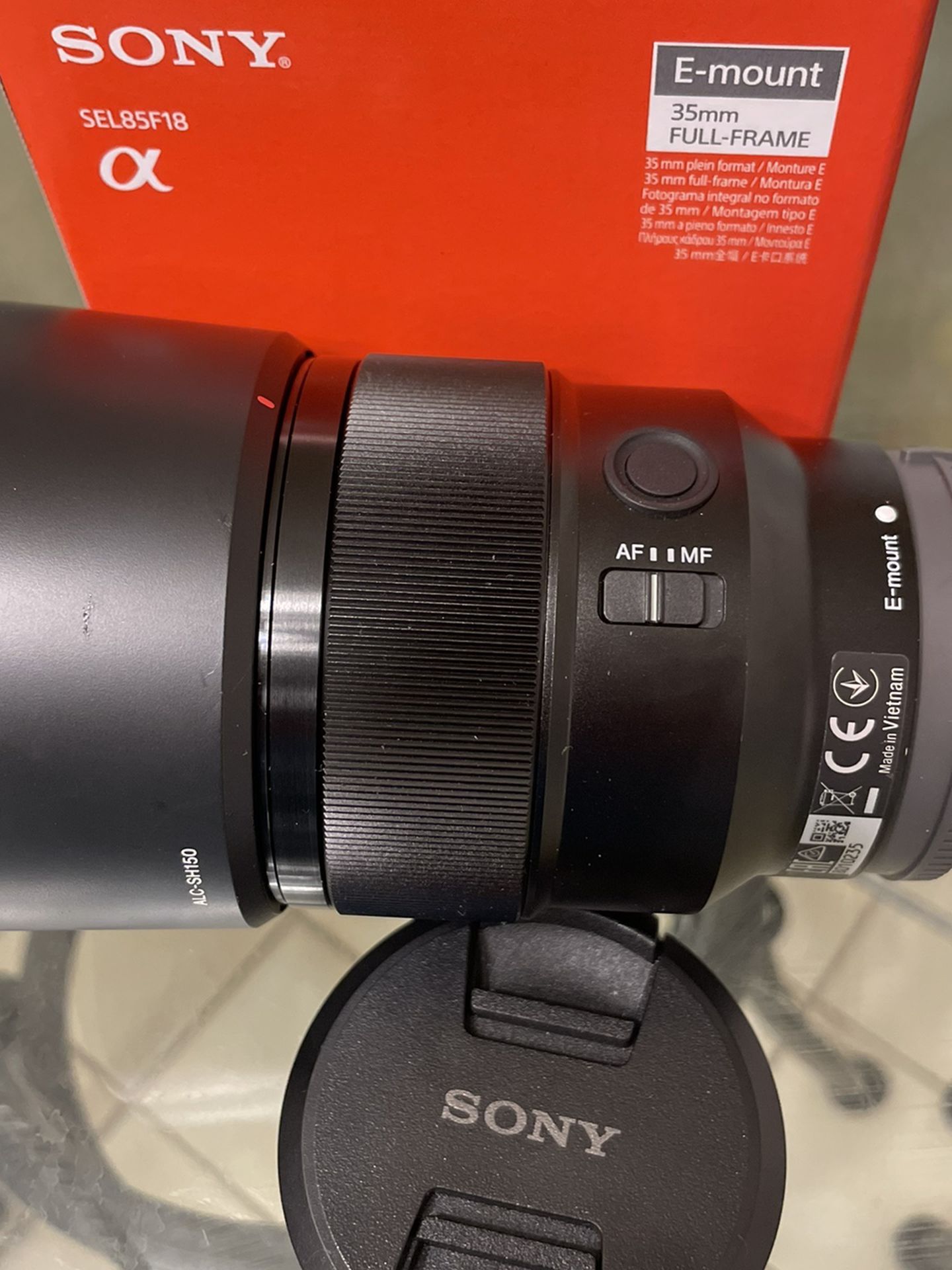 Sony Lens 85 mm 1.8 Open Box