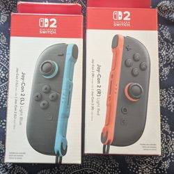 Nintendo Switch 2 Joy Con Controllers Left. And Right