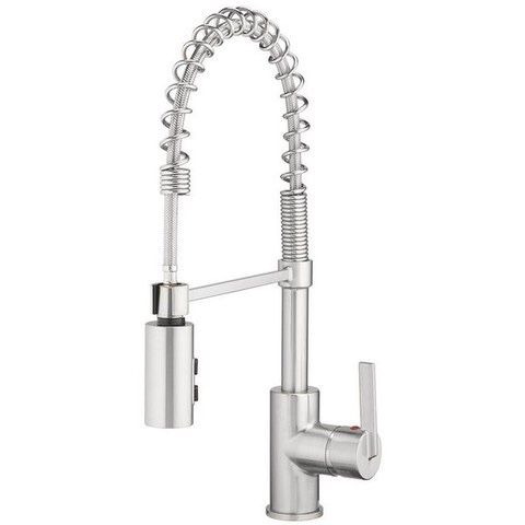 HOME2O COMMERCIAL STYLE KITCHEN FAUCET; MODEL: H90K-51D-BN; BRUSHED NICKEL