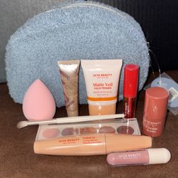 Ulta Beauty Set with Blue Pouch