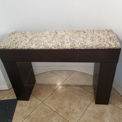 Granite stone top table