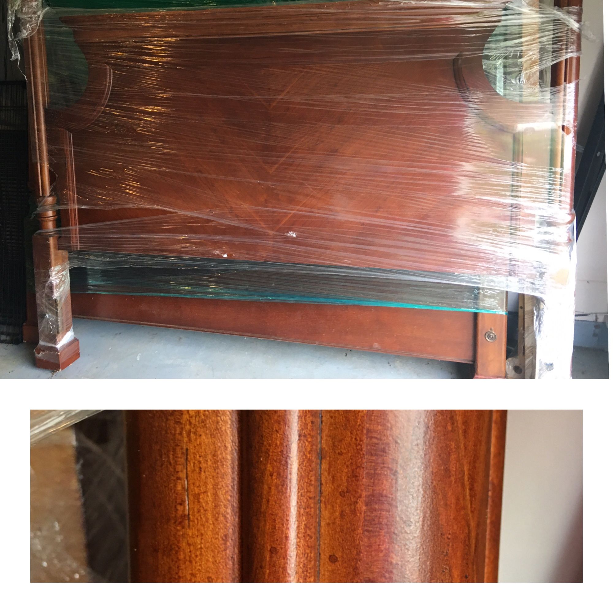 CURRENTLY ON HOLD ****BASSETT - CHRIS MADDEN COLLECTION KING BED-OH NO!!! SEE UPDATE IN DETAILS