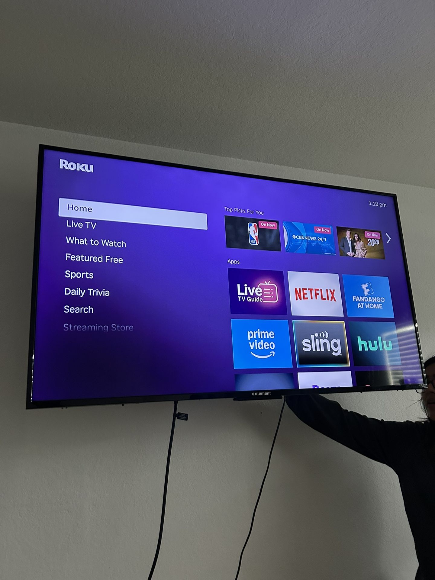55’ Inch Flat Screen Tv