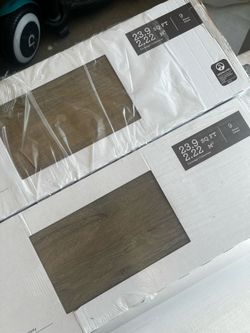 Allen + Roth laminate floor- urbanite oak