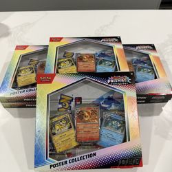 Pokemon Prismatic Evolutions Poster Collections 