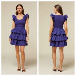 Rachel Parcell Ruffle Tank Mini Dress
