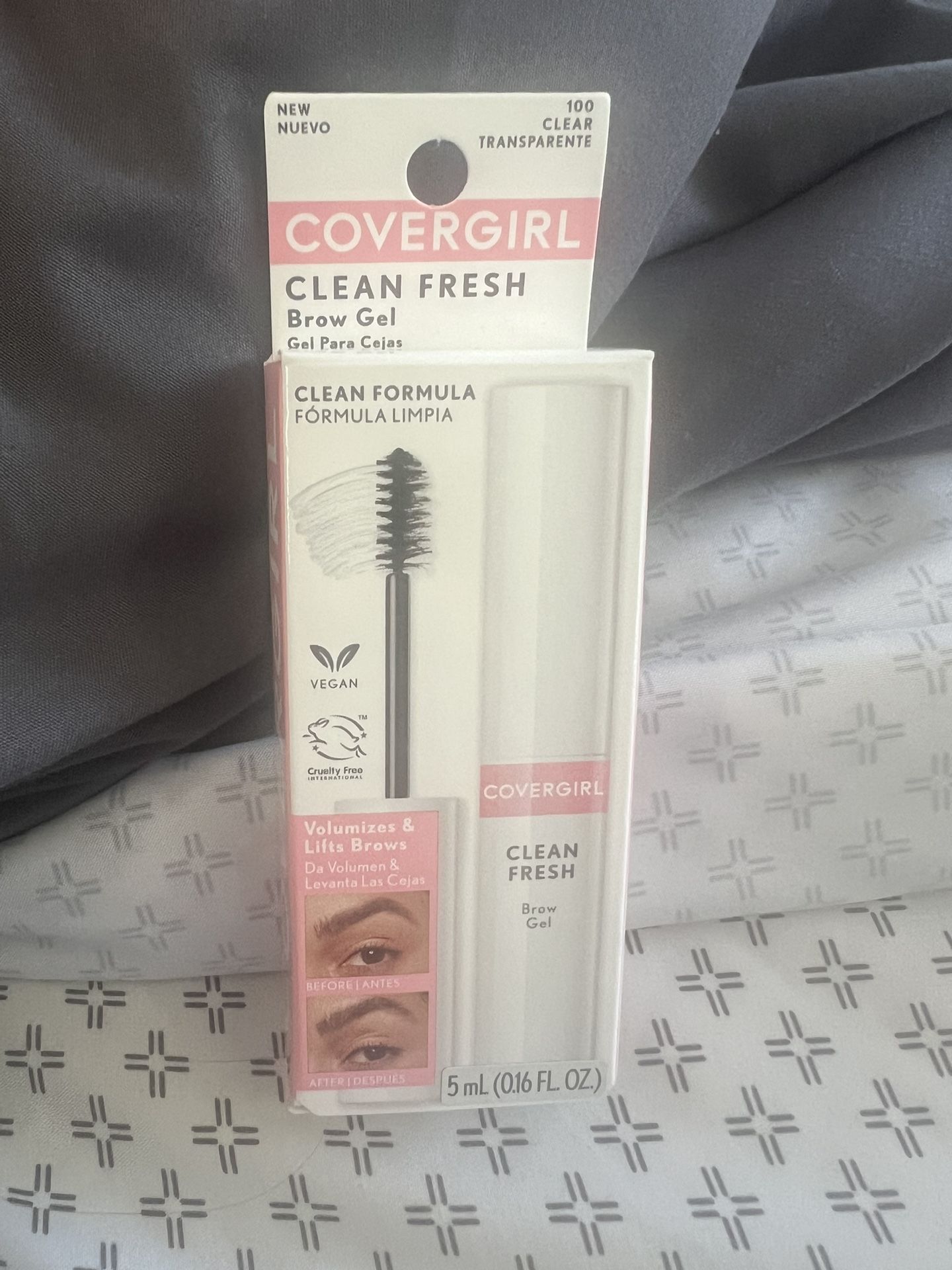 Cover Girl Clean Fresh Brow Gel Clear Brand New