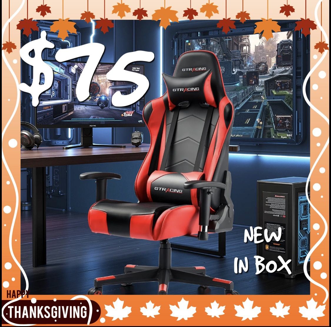 GTRACING GAME CHAIR NEW