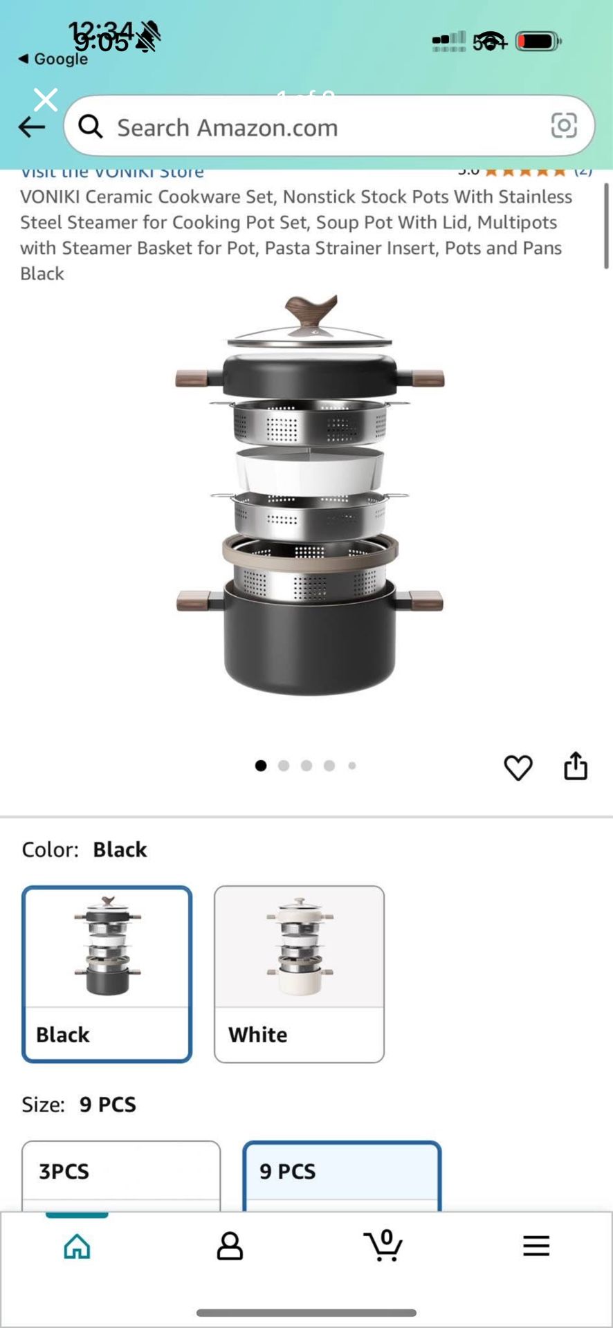 9 Piece Cookware Set