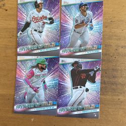 2024 TOPPS LOT OF 4 STARS OF MLB CARDS