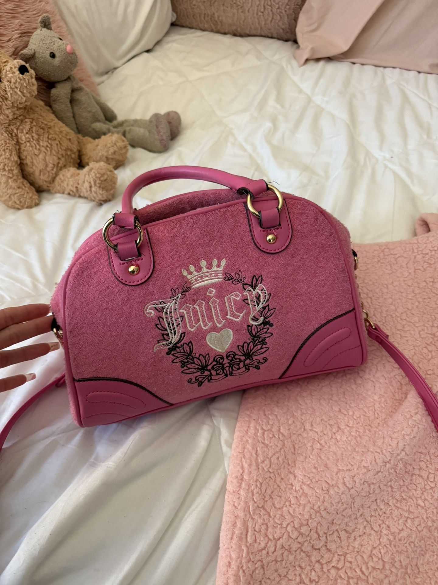 Juicy Couture Pink Bowler Purse