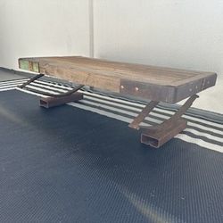 Coffee Table - Wood / Steel
