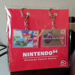 My Nintendo N64 Keychains