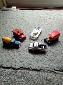 Vintage matchbox cars trucks