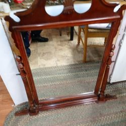 Antique Dresser Swivel Mirror Great Condition