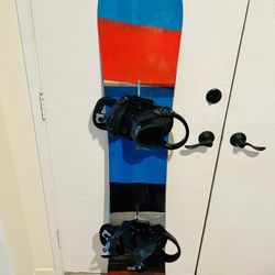 162cm Burton Snowboard with Burton Bindings