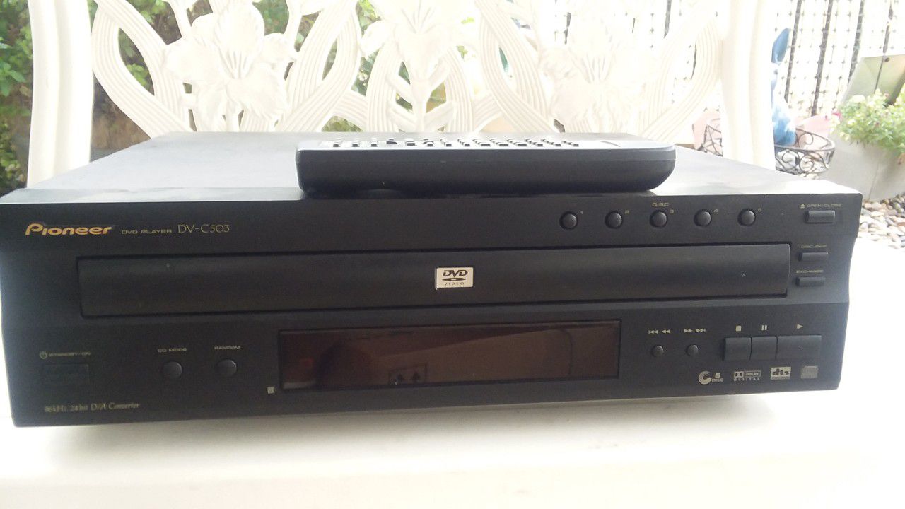 PIONEER DVD PLAYER DV-C503 WITH REMOTE