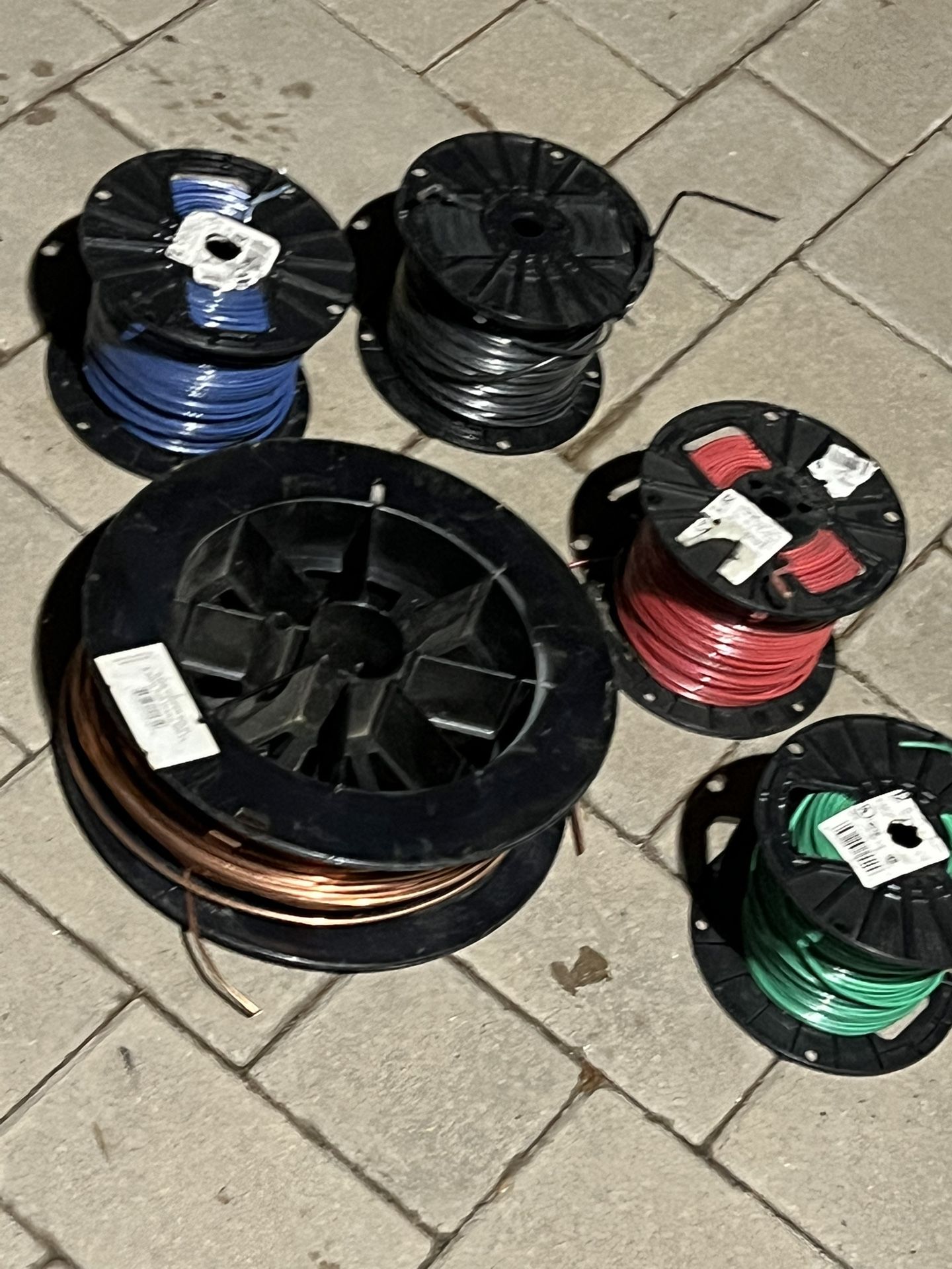 12 AWG 500’ 80.00 Each And 8 Bare Copper Wire 320’ 160.00