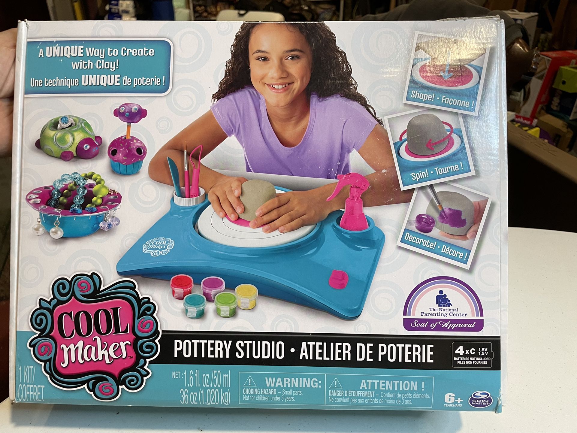 Kids Pottery Maker by Cool Maker - Missing Small Spray Bottle