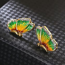 Beautiful Half Butterfly Stud Earrings