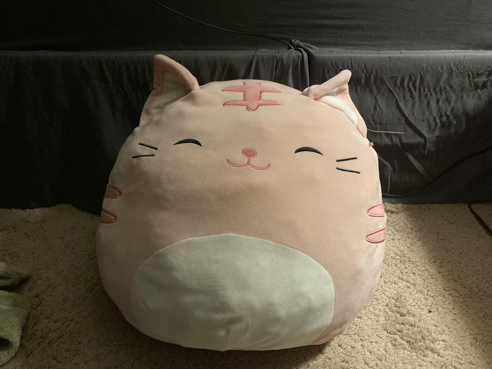 Kellytoy Squishmallows 16" Paulita The Tabby Cat Pink Plush