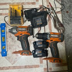 Ridgid Drill Set And More