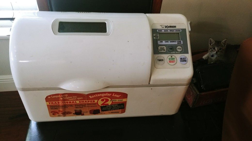 Zojirushi bread maker