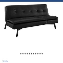 SEALY Five position chaise/ sofa Black