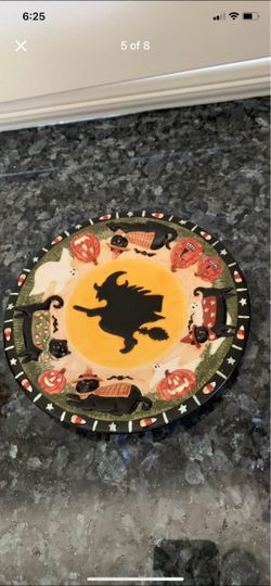 Halloween Ceramic Decorative Plate