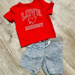 Toddler T-shirt & Shorts Outfit