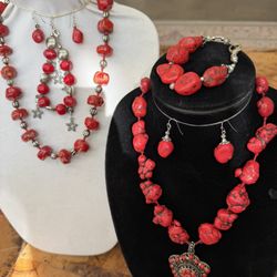 Necklace With Earrings 