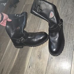 Redwing Biker Steel Toe Boots