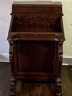 Cherrywood Antique Secretary Desk 
