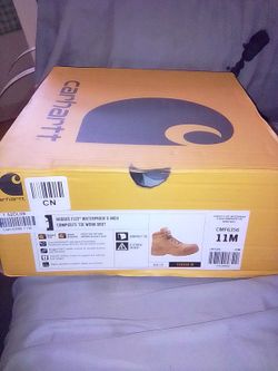 Carhartt Rugged Flex Waterproof 6-Inch Composite Toe Work Boot Size 11M