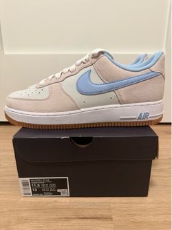 Nike Air Force 1 Low”Photon Dust White Psychic Blue”Mens Size 11.5 IB6388-002