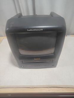 Symphonic SC3909 9" TV/VCR Combo CRT Television – For Parts or Repair – Read
